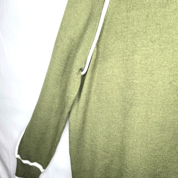 Evaless turtleneck Sweater. Green. XL - Picture 5 of 11